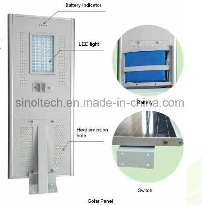 8W LED (15W Solar panel) All in One Solar Garden Lamp (SNSTY-208)