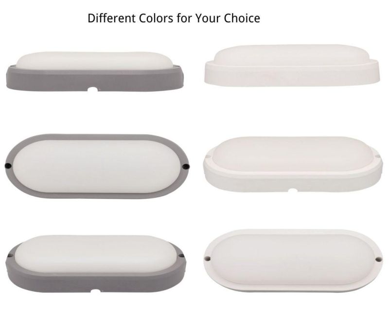 Classic B2 Series Energy Saving Waterproof LED Lamp Oval White for Shower Room