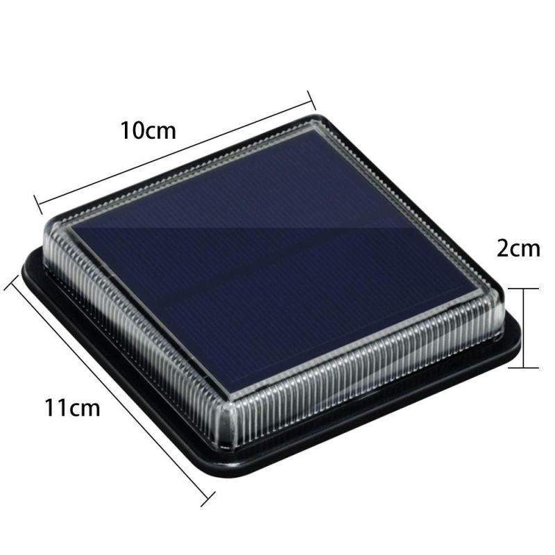 Solar Ground Lamp/Waterproof Sidewalk Disk Lamp /Pathway Landscape Deck Light /Walkway Flood Lamp