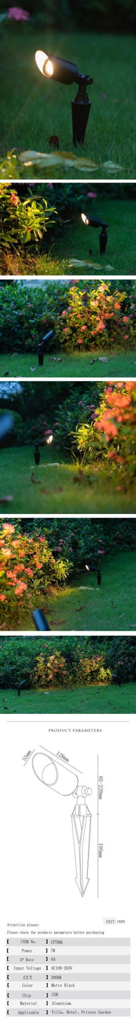 High Quality Lights Outdoor 220 Underground Lighting Garden Earth Spike Buried Uplight