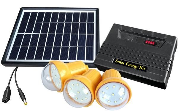 Children Study/Undp/Ngo Project LED Light Portable Solar Home Lighting System LED Light with 3PCS Solar Light