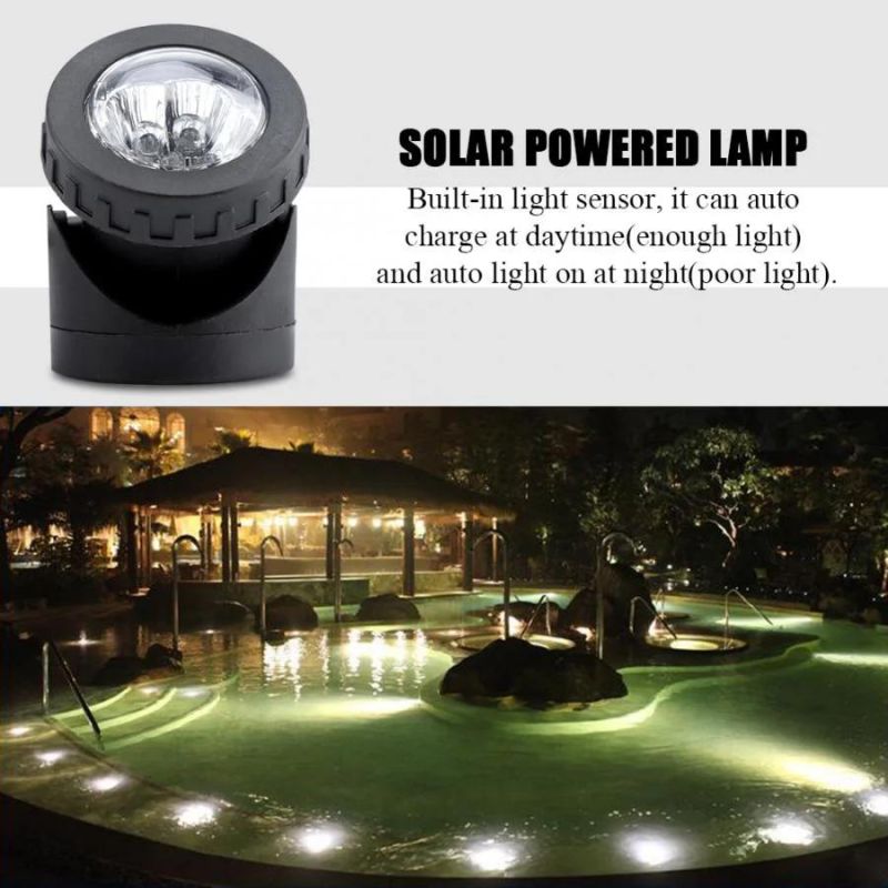 Solar LED Underwater Lights for Pond Light Landscape Spotlight