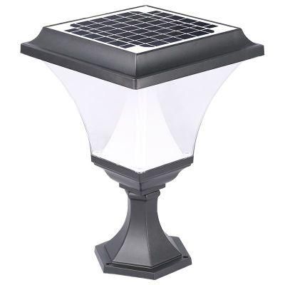 Warm Light Aluminum Patio Garland Solar Lanterns Pillar Light