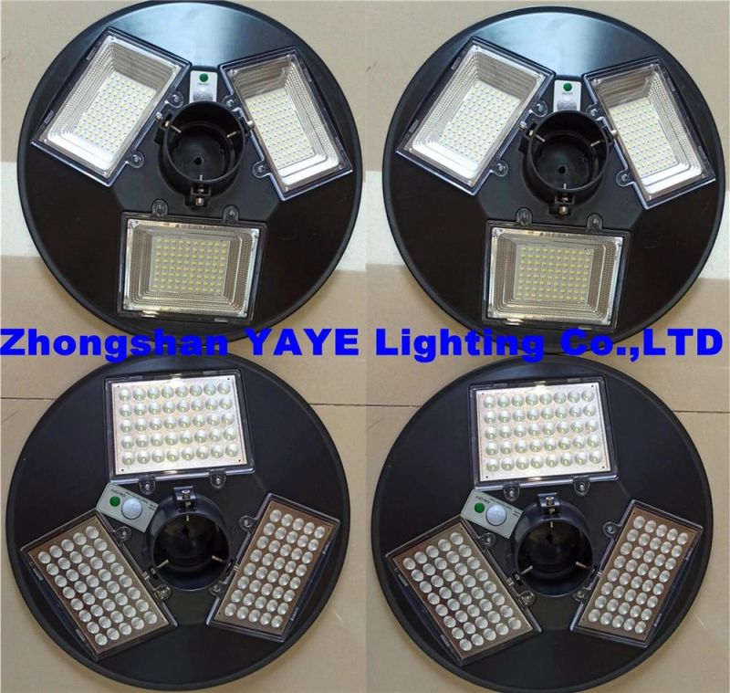 Yaye 18 Hot Sell Factory Price Waterproof IP66 Outdoor 120W LED Solar Garden Light / Solar Street Lights with Remote Controller/ 3 Years Warranty/ 1000PCS Stock