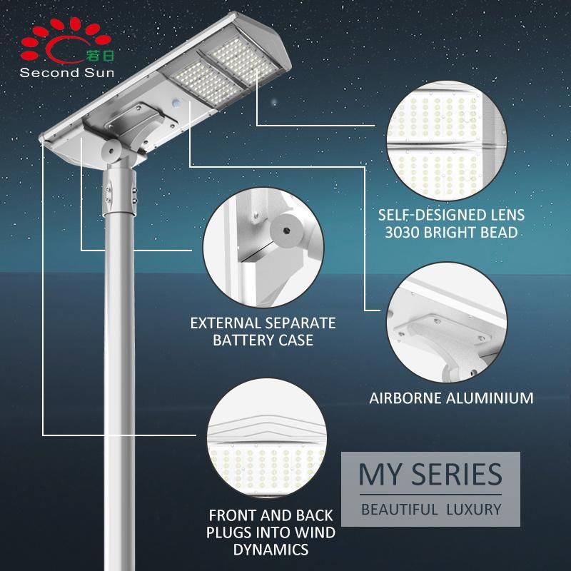 100W 200W 300W High Power Solar Light Without Motion Sensor All in One Solar Street Light