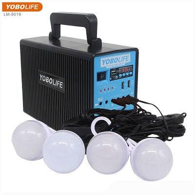 60 W High Power Solar System for Outdoor Camping Light with Cell Charge Function
