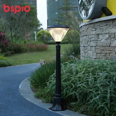 Bspro LED Luminaria Fixture Aluminum Housing Outdoor Road Street Pathway Parklot Home Yard IP65 Waterproof Solar LED Garden Light