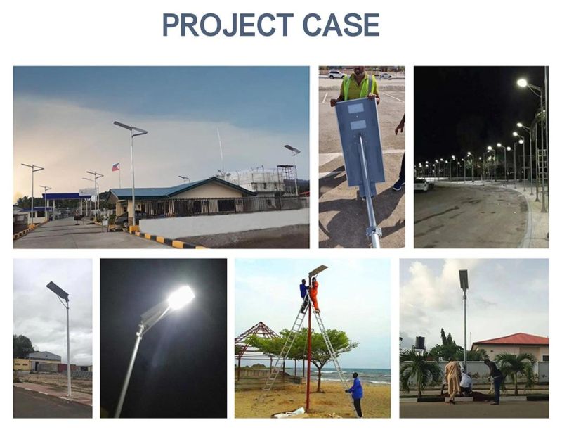 ISO9001 Aluminum 30W~120W All in One Factory Manufacture Solar Street Light