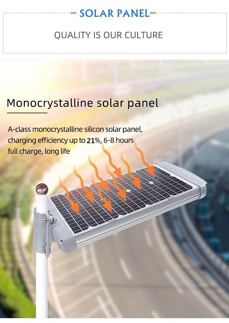 IP65 150W Outdoor Street Energy-Saving Lamp Solar LED Road Light