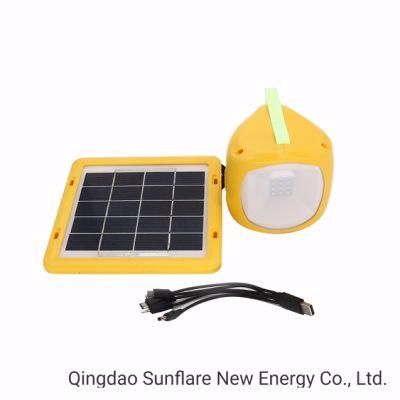 Portable Solar Lamp for Camping Cooking Reading and Charge Mobile Phone
