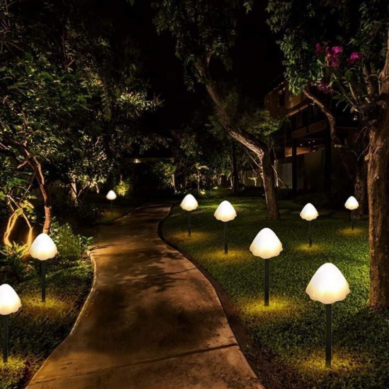Garden Mushroom String Lights Solar Power Lovely LED String Fairy Lamp Landscape Decoration Pathway Light Wyz20500