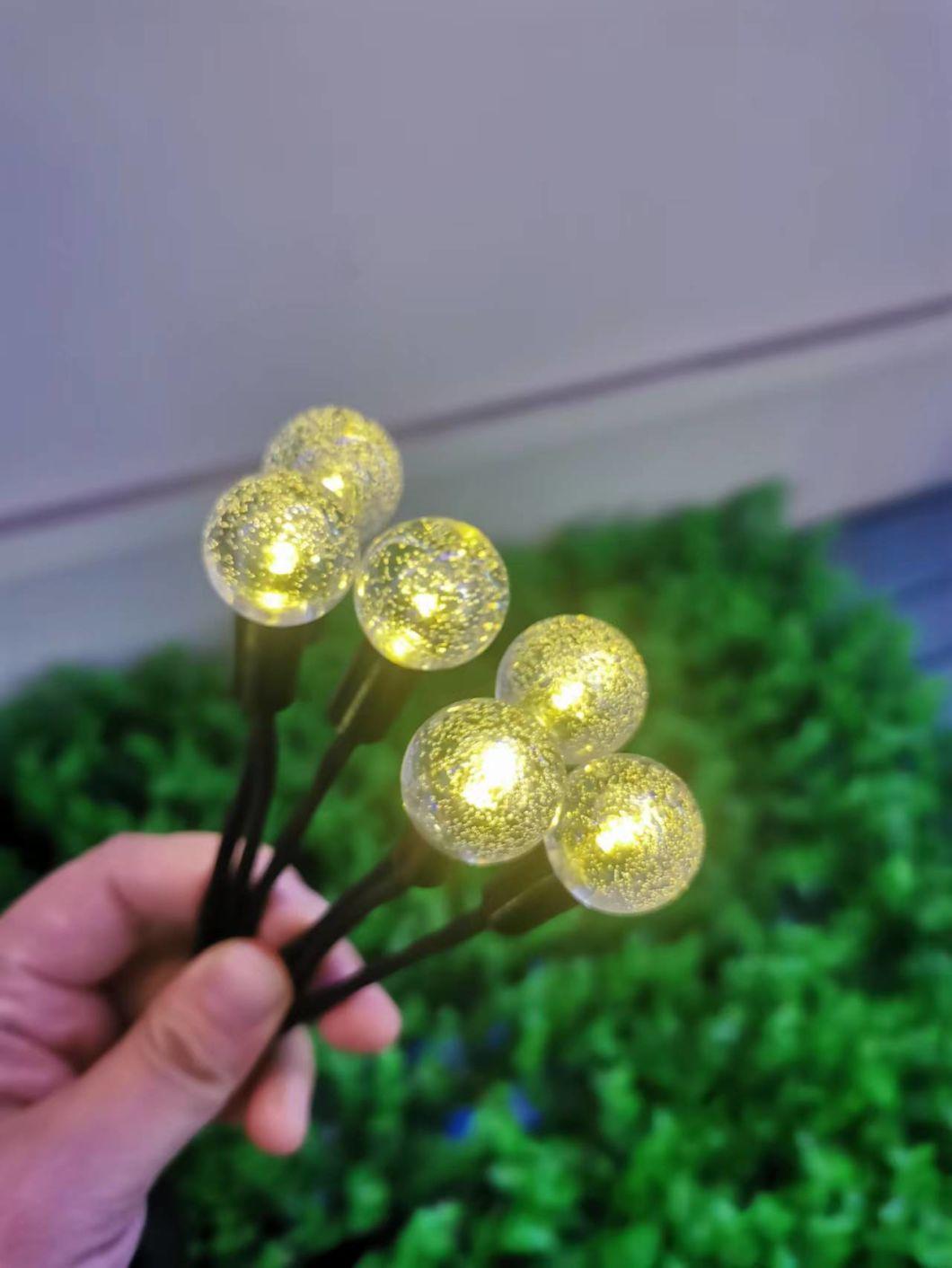 Solar Energy Outdoor Light Colorful Flowers