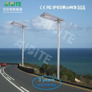 5 Years Warranty IP65 Outdoor Street Light Integrated Integrated Solar Street Light 80W