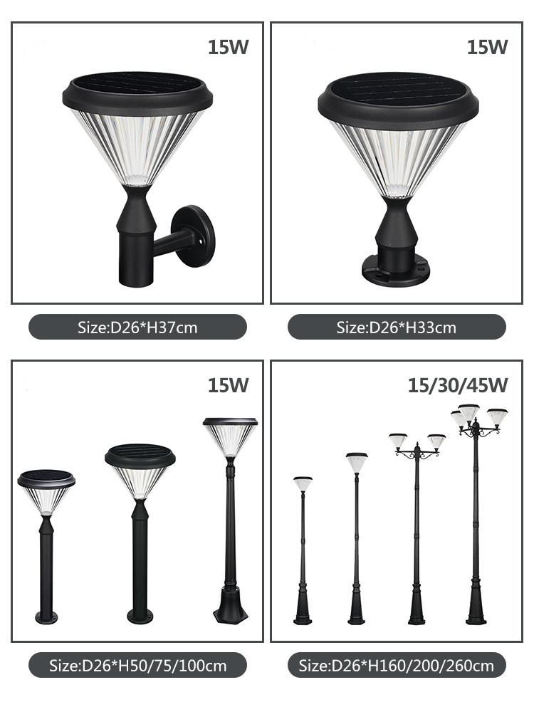 LED Solar Garden Ground Light LED Solar Lights Outdoor Garden Waterproof Modern Decoration