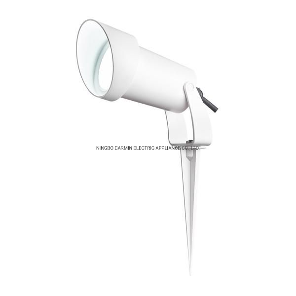 IP65 Outdoor Garden Ground Spike Light GU10 Socket in Grey