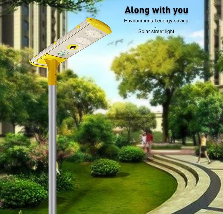 Hot Deal LED Solar Street Light All in One Integrated Outdoor LED Solar Street/Garden /High Mast /Traffic Light 60W