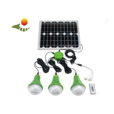 Solar Home Lighting System Outdoor LED Light with Solar Panel