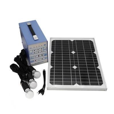 30W Solar Lighting System Kit Solar LED Light Support Fan for Africa Market