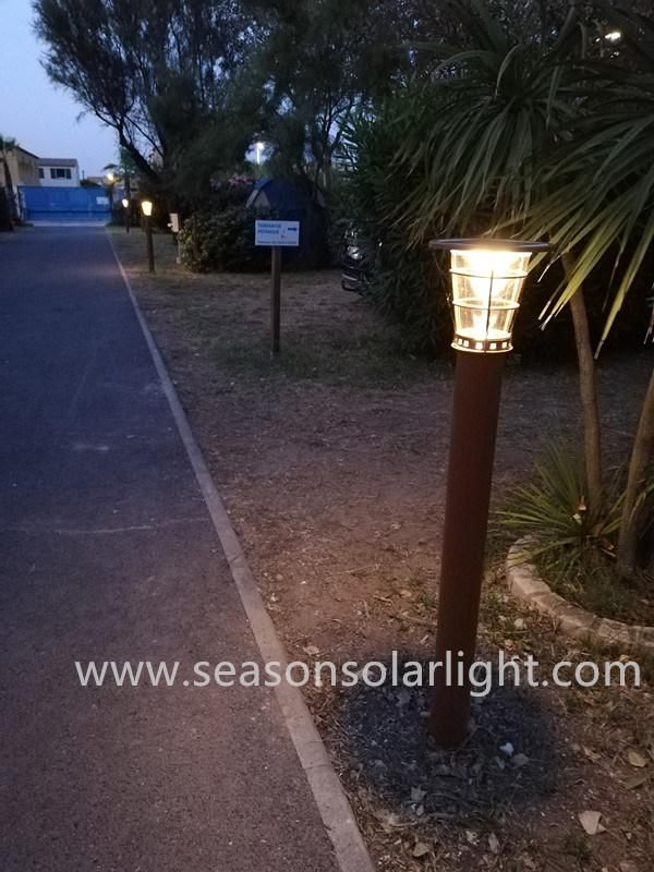 High Lumen LED Lighting Lamp Outdoor Pathway 5W Solar Garden Lamp with Solar & LED Light