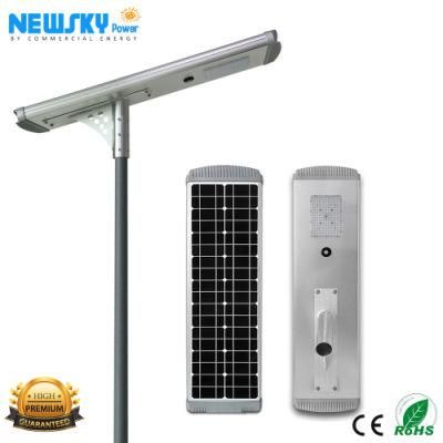 IP67 Waterproof Integrated All in One 100W Solar LED Street Light with MPPT Controller