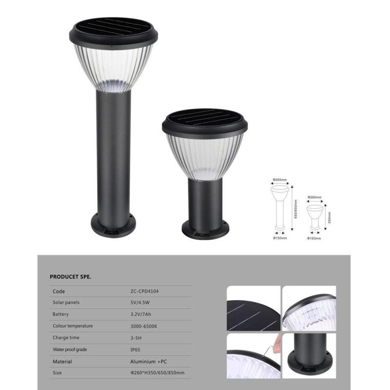 China Polycrystal Lithium Outdoor Lighting Garden Solar Pathway Lights