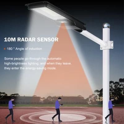 IP65 Outdoor Waterproof 50W 60W 100W 150W 200W 300W Intergrated Motion Sensor LED Solar Street Light