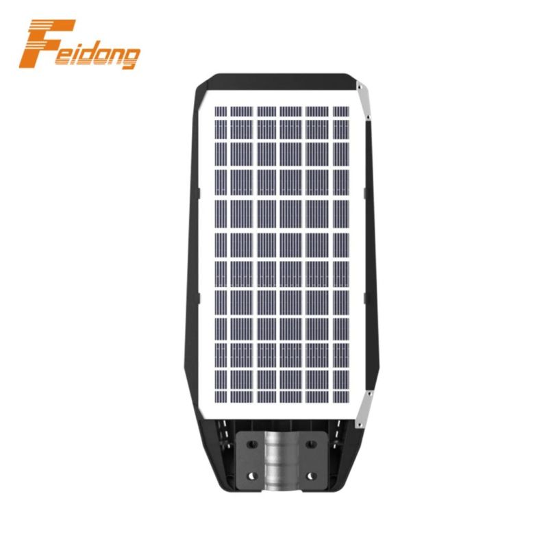 150W Outdoor Solar Street Lamp ABS Plastic Housing Remote Control Time Control Light Control Radar Sensor Waterproof Solar Powered LED Street Light IP66