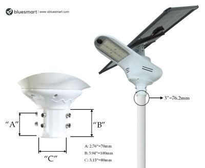 50W Outdoor High Quality Integrated Solar Street Light Lithium Battery