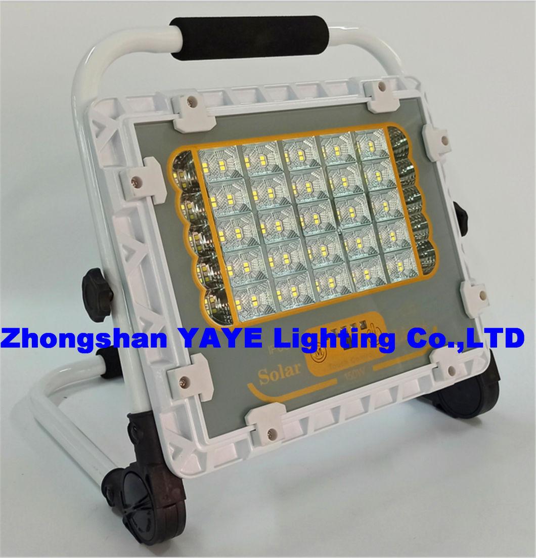 Yaye 2021 Hottest Sell 1000PCS Stock for 400W Solar LED Flood Garden Wall Light with Control Modes: Time/Light Control + Radar Sensor +Remote Controller