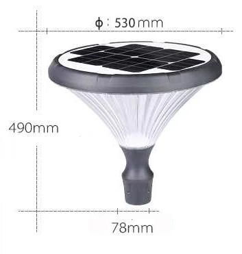 Warm White Decorate Landscape Solar Powered Pathway Street Light