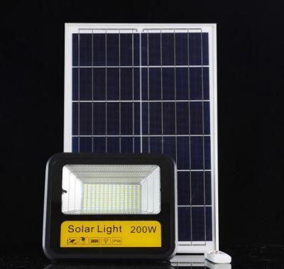 Yaye 2021 Hot Sell 30W/60W/100W/200W Outdoor Integrated Solar LED Flood Garden Lawn Light IP68