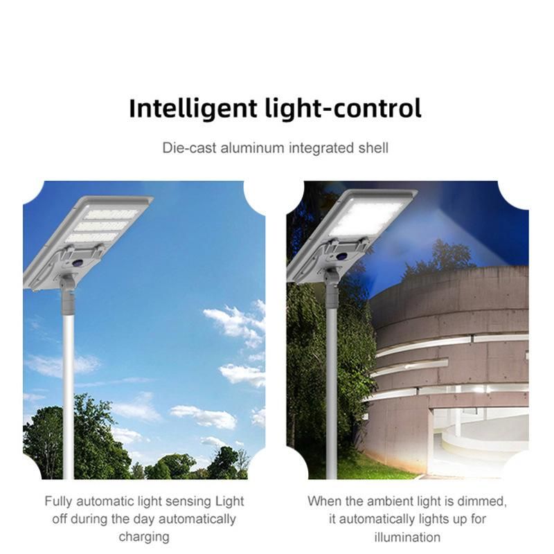 High Power 200W 150W LED Solar Street Lamp All in One Solar Road Light Solar Sensor Street Light