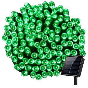 Solar Powered Christmas Lights Outdoor Twinkle Christmas Tree Decoration 10m 100 LED String Lights