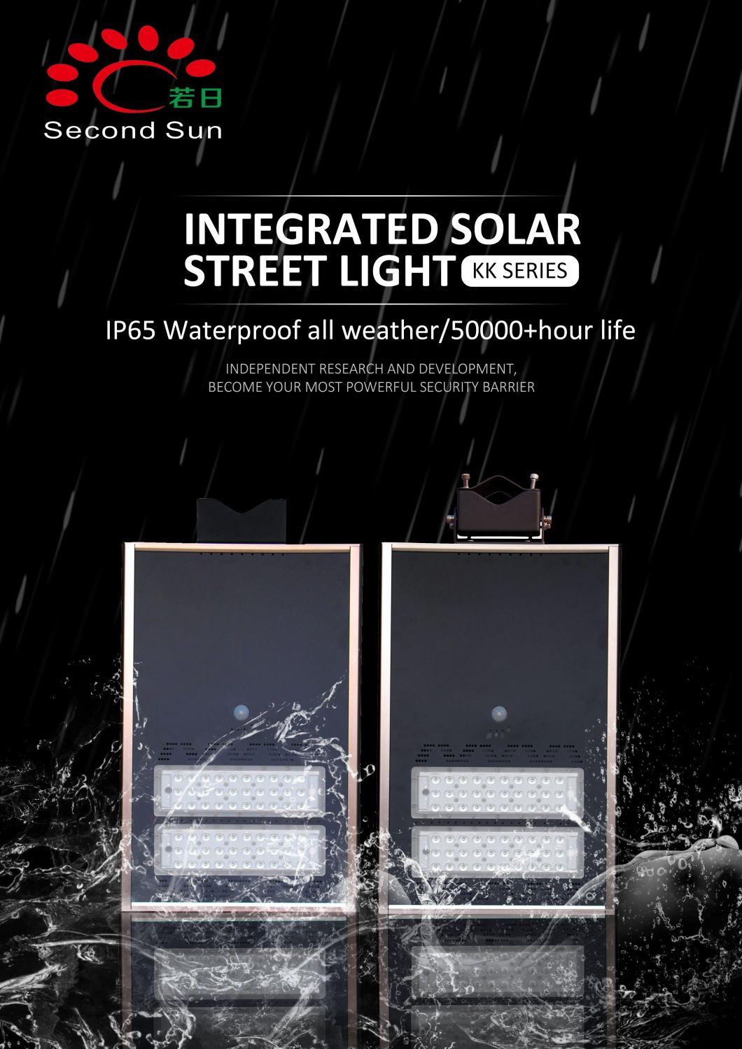 High Lumens Outdoor IP65 Waterproof Aluminum 80W 100W 150W 200W 250W 300W LED Solar Street Light