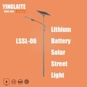 New Design Cheap Price 8m Pole 60W Lithium Battery Solar LED Street Light