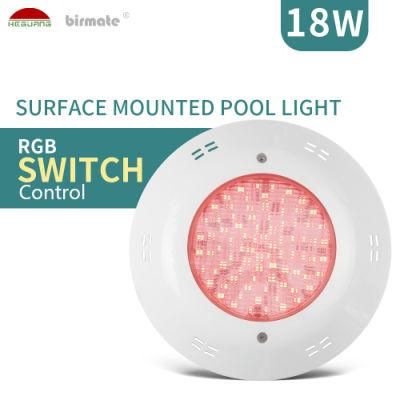 Manufacturer RGBW Switch Control IP68 Swimming Pool Color Changing Lights