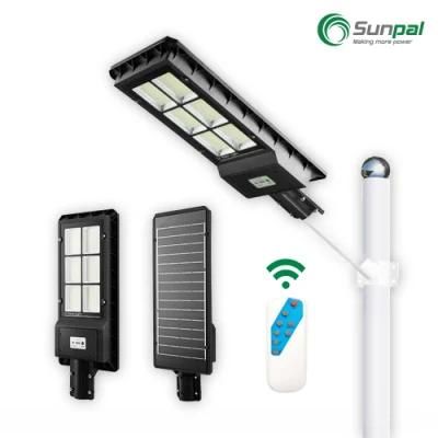 Sunpal 60W Solar Lights Outdoor Fence Led Home Wall Security Lighting System