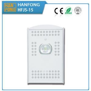 High Quality 15W Solar Motion Sensor Outdoor LED Street Light (HFJ5-15)