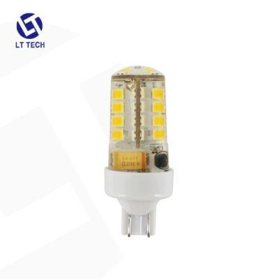 Lt104W2 3W 2700K-6000K Silicone Construction Weatherproof T10 Wedge LED Light Bulbs for Outdoor Landscape Walkway Lawn Lighting