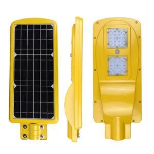 All in One Intergrated LED Solar Street Light IP65 Outdoor Lighting 40W with PIR Motion Sensor Made in China