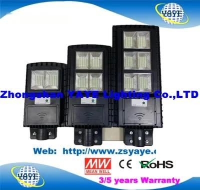Yaye Hot Sell Factory Price High Quality 30W/60W/90W Solar LED Street Lights / Garden Lights with Motion Sensor / 2/3/5 Years Warranty