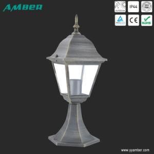 60W 4 Panel Post Garden Light