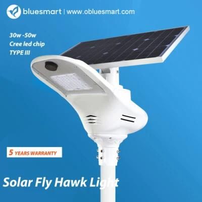 Smart High Quality 30W Solar Motion Sensor LED Street Light