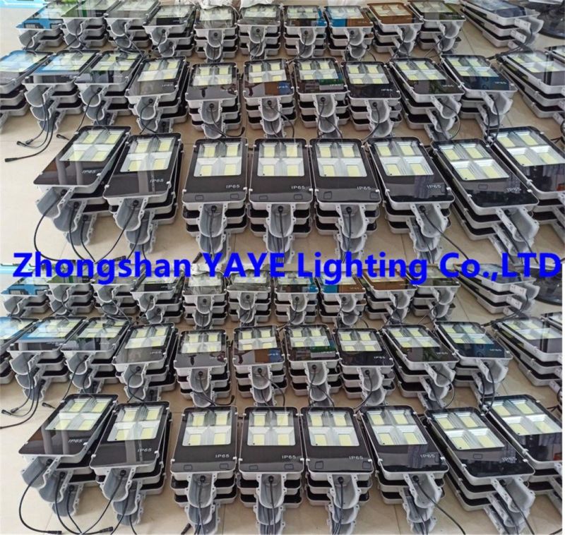 Yaye 2022 Hottest Sell Aluminum 200W Solar LED Street Road Garden Wall Light with 1000PCS Stock/Remote Controller/ 3 Years Warranty/ Waterproof IP67