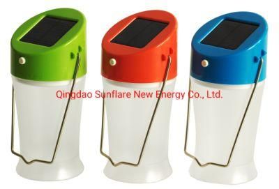 Ce Certificated LED Solar Panel LED Lantern Light Lamp Popular Style