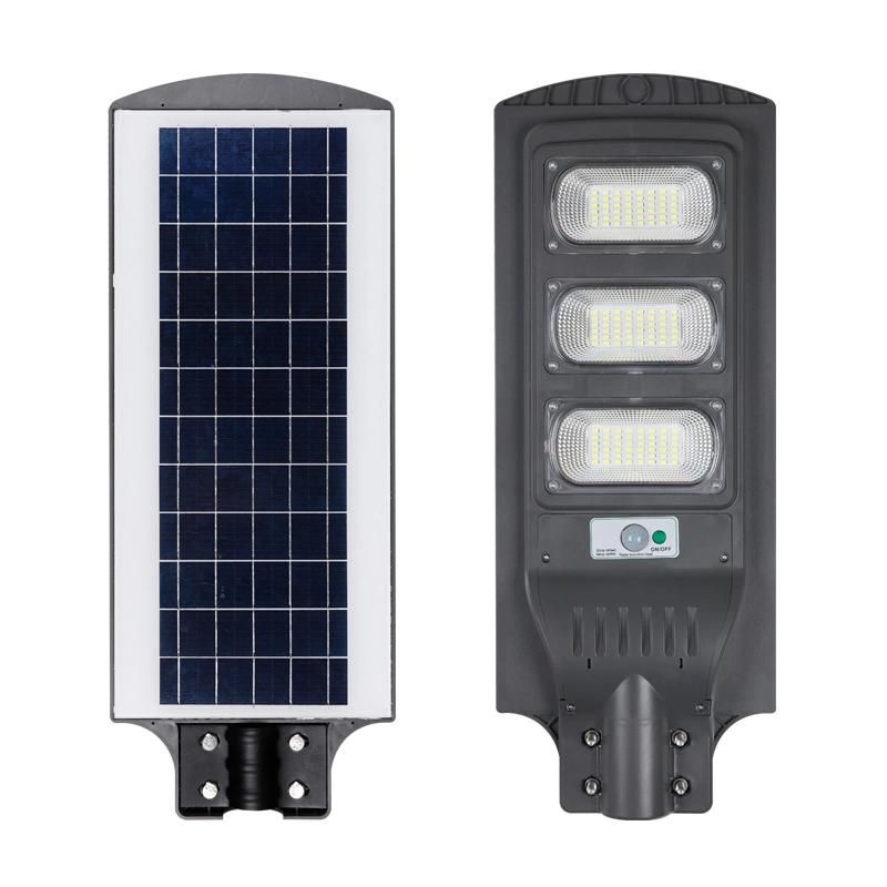High Lumens Integrated Outdoor Road Lighting Waterproof IP65 50W 100W 150W 200W All in One LED Solar Street Light
