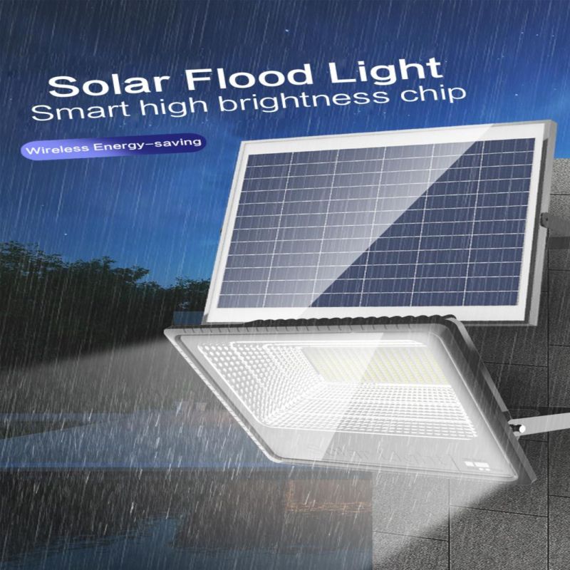 LED Flood Lights Light Reflector Waterproof IP67 IP65 High Power 200W Garden Solar Lights with Remote Control