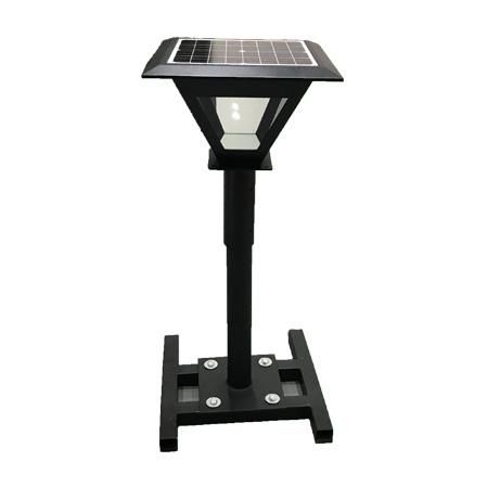 1500lm Solar Gate Post Light Solar Garden Light for Park Lot Lighting with LiFePO4 Battery