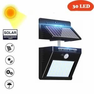 30 LED Solar Light Split Panel Dimmable Mode Solar Lamp Garden Yard Door Garage Patio Lantern Security Deck Fence Decor Outdoor