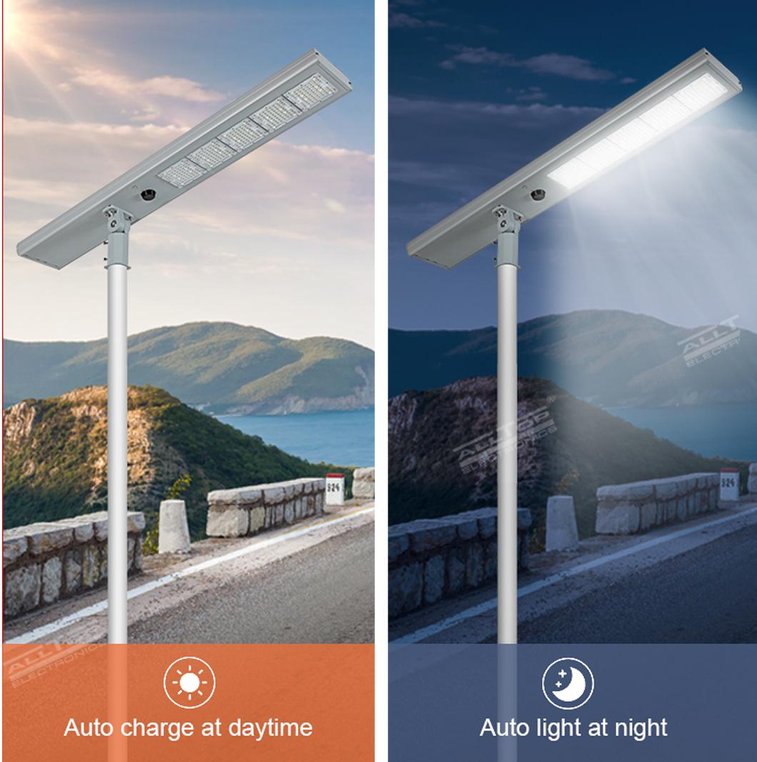 Good Quality Outdoor Lighting IP65 Waterproof 120W 180W 240W Integrated All in One Solar LED Streetlight